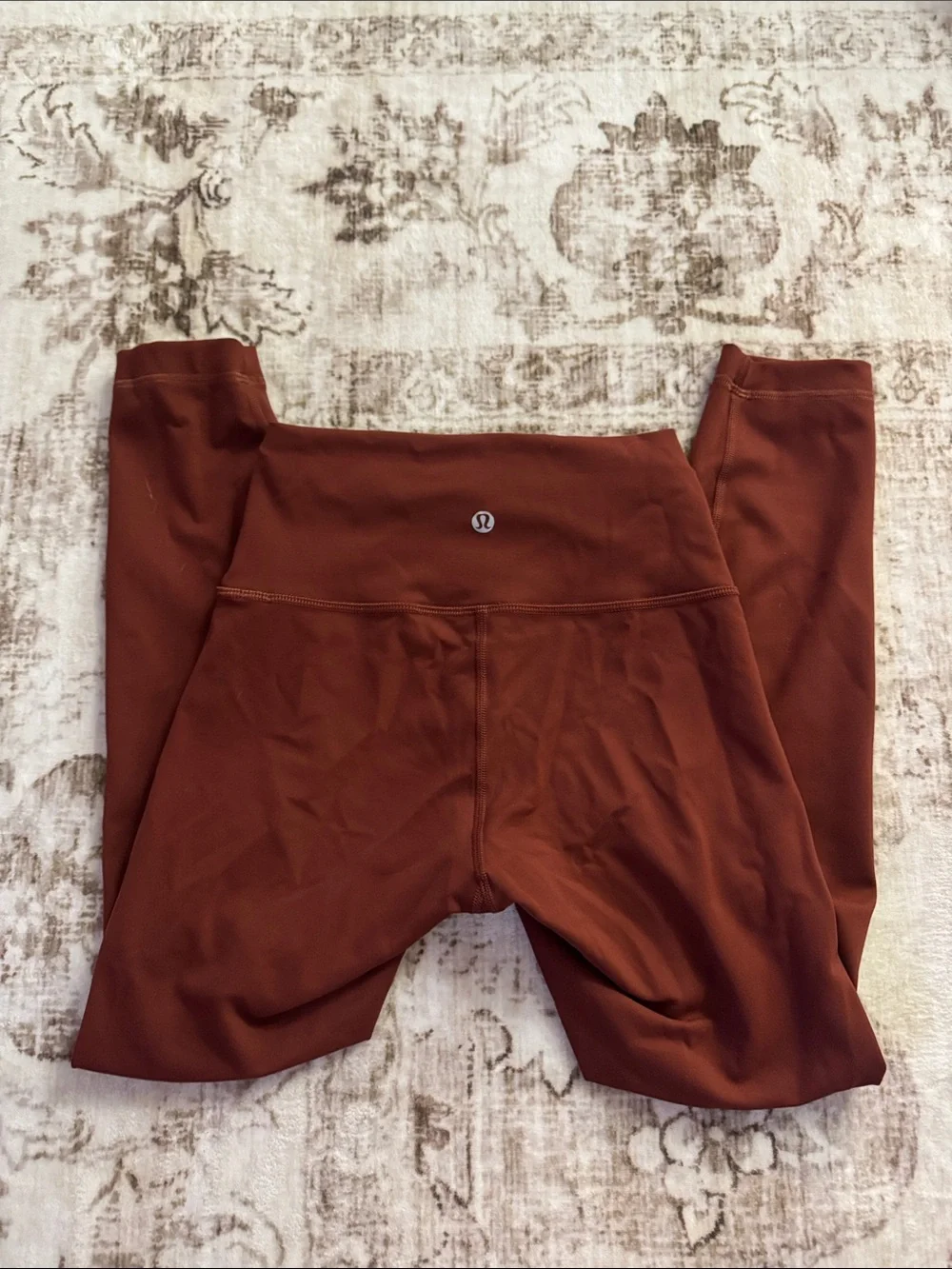 lululemon athletica Rust Brown High-Rise Performance Leggings